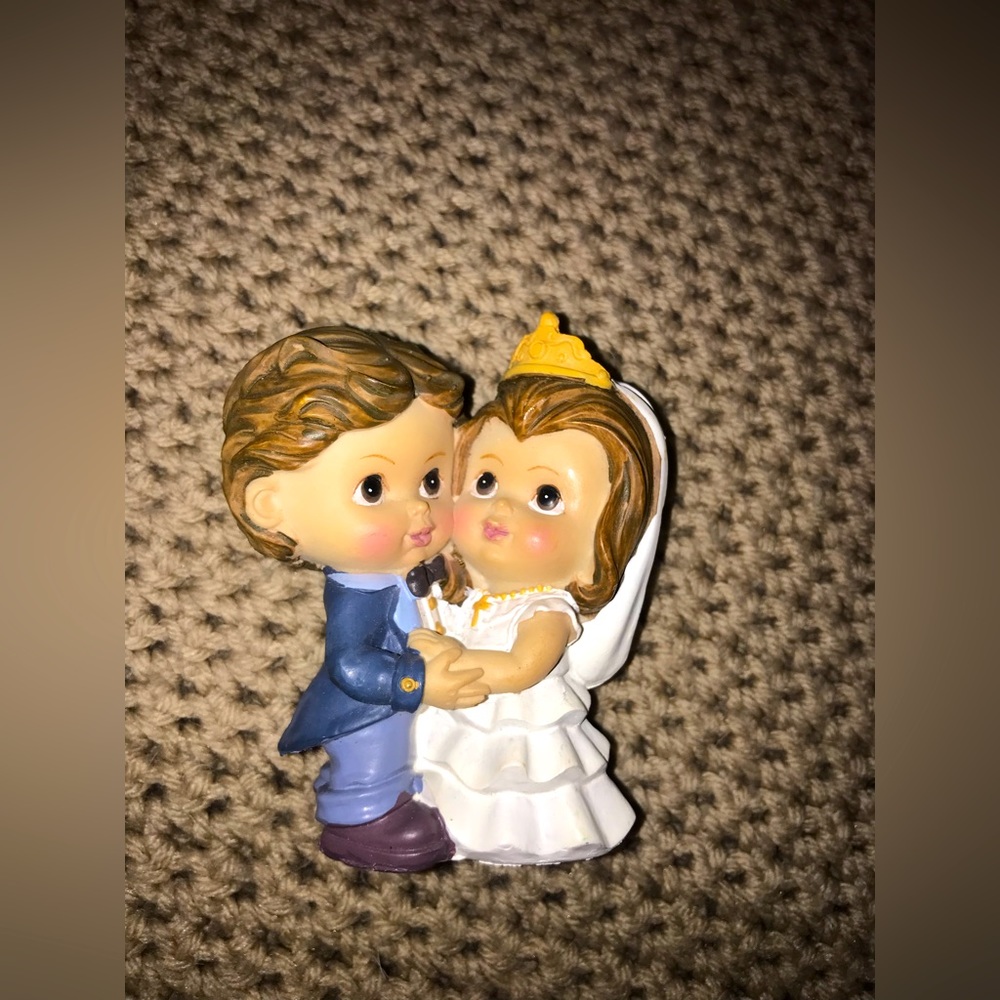 4” wedding cake topper